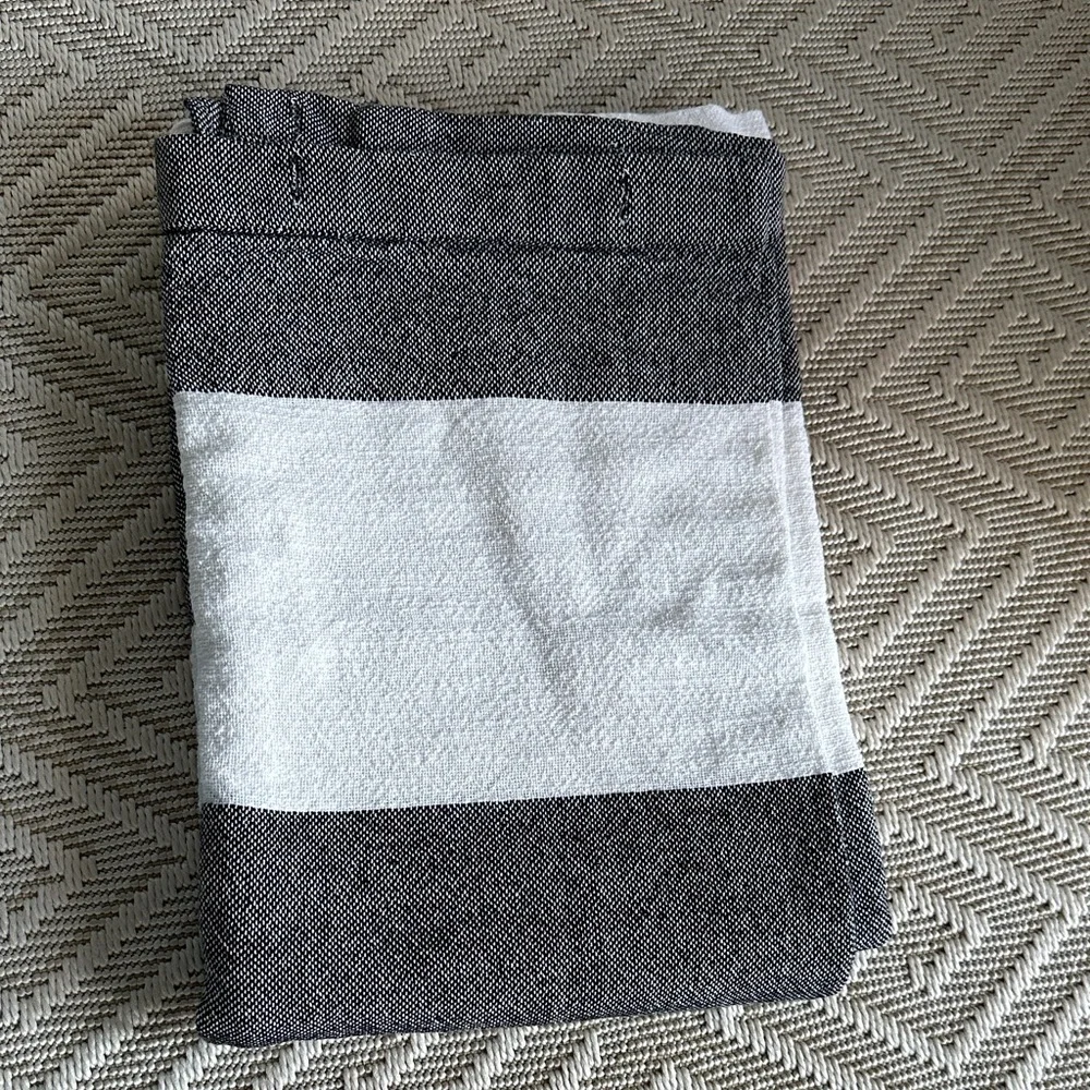 Black and White Shower Curtain *NWOT